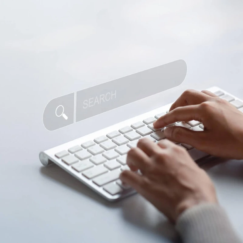 ricerca al computer